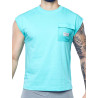 Supawear Wide-Cut Tank Turquoise Blue (T9719)