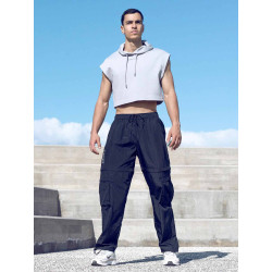 Supawear Cropped Hoodie Grey (T9923)