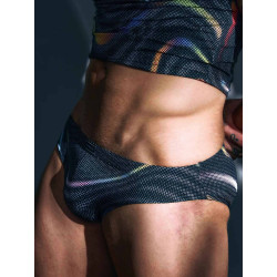 Supawear Printed Pride Brief Underwear Black (T9924)