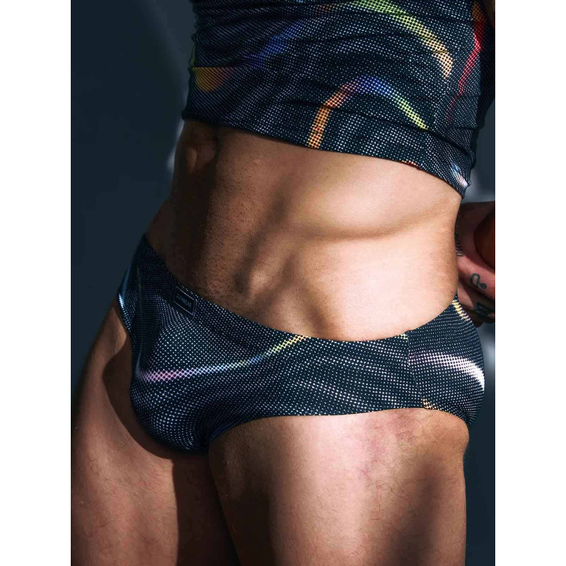 Supawear Printed Pride Brief Underwear Black (T9924)