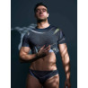 Supawear Printed Pride Crop T-Shirt Black (T9925)