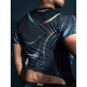Supawear Printed Pride Crop T-Shirt Black (T9925)