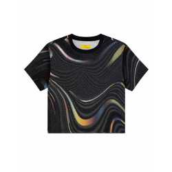 Supawear Printed Pride Crop T-Shirt Black (T9925)