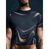 Supawear Printed Pride Crop T-Shirt Black (T9925)