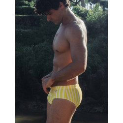 2Eros V40 Printed Swim Briefs Sunga Dolce Yellow (T9969)
