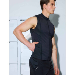 Supawear Gym2Street Zip-up Vest Black (T9972)