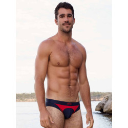 2Eros Racer Aktiv Swim Brief Navy/Red (T11207)