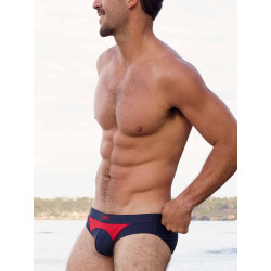 2Eros Racer Aktiv Swim Brief Navy/Red (T11207)
