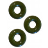 Sport Fucker Chubby Rubber 3-pc Cockring-Set Army Green (T4617)