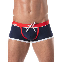 ToF Paris Holidays Swim Trunk Swimwear Navy/Red (T9107)