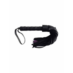 Rouge Short Suede Flogger Black/Purple (T11462)