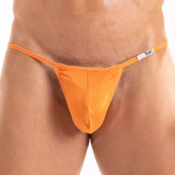 ToF Paris Temptation Microfiber Thong Underwear Orange (T12167)