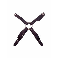 Rouge Leather Chest Harness Black (T11366)