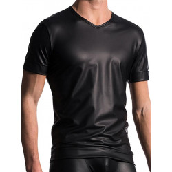 Manstore V-Neck Tee T-Shirt Regular M510 Black (T4857)