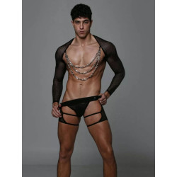 ToF Paris Circuit Fishnet Bolero Black (T12075)