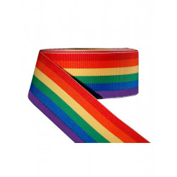Rainbow Stripe Ribbon 3/8inch / 10mm wide 100m (T1536)