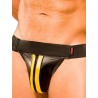 Colt Leather Zip Jock - Yellow (T0024)